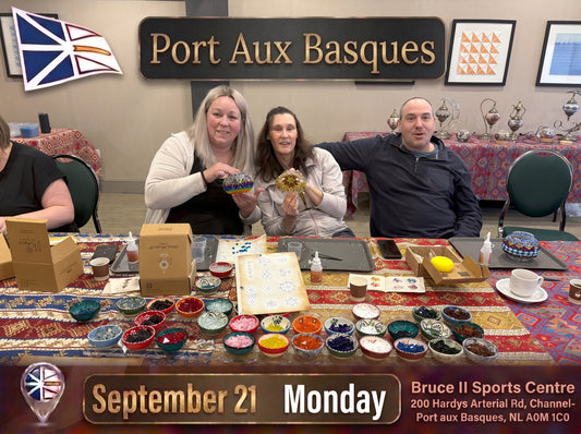 Mosaic Workshops in Port Aux Basques, NL